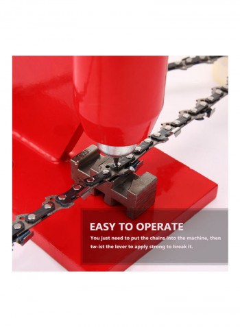 Convenient Professional Chainsaw Chains Breaker Red
