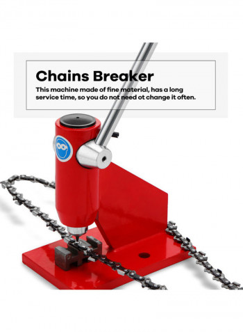 Convenient Professional Chainsaw Chains Breaker Red