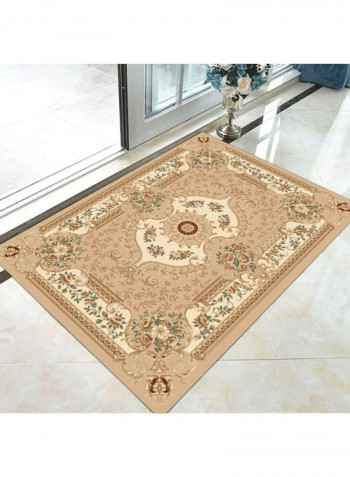 European Style Fresh Floral Patterned Rectangle Floor Rug Multicolour 120x160cm