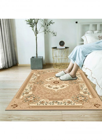 European Style Fresh Floral Patterned Rectangle Floor Rug Multicolour 120x160cm