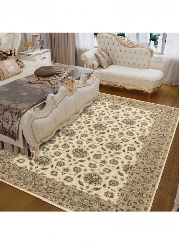 Classic Style Floral Pattern Anti-Slip Door Rug Multicolour 120x160cm