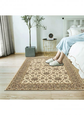 Classic Style Floral Pattern Anti-Slip Door Rug Multicolour 120x160cm