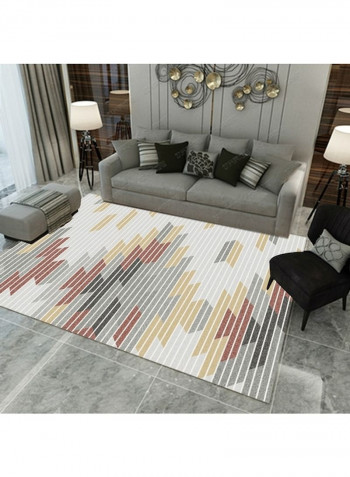 Modern Style Geometry Printed Soft Anti-Slip Carpet Multicolour 120x160cm