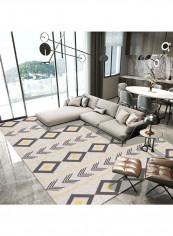 Simple Classic Supple Non-Slip Home Rug Multicolour 120x160cm