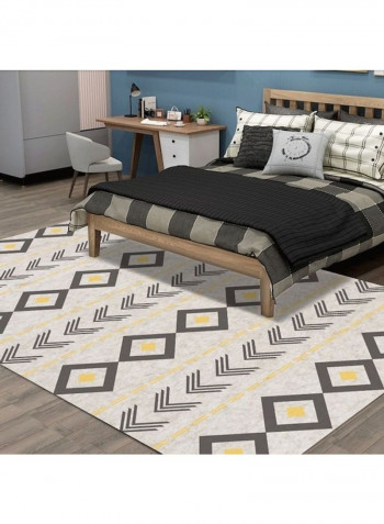 Simple Classic Supple Non-Slip Home Rug Multicolour 120x160cm
