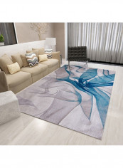 Simple Modern Patchwork Print Living Room Rug Multicolour 120 x 160cm