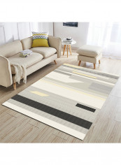Abstract Themed Anti-Skid Rug Multicolour 120x160cm