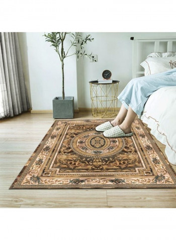 Bohemia Style Anti-Skidding Floor Rug Brown/Gold/Beige 120x160cm