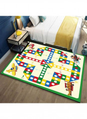 Board Game Pattern Floor Rug Multicolour 120x160cm