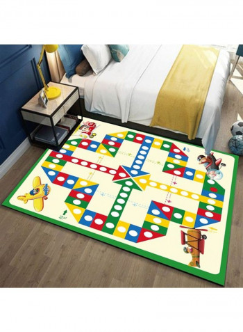Board Game Pattern Floor Rug Multicolour 120x160cm