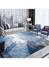 Modern Style Floral Print Carpet Multicolour 120x160cm