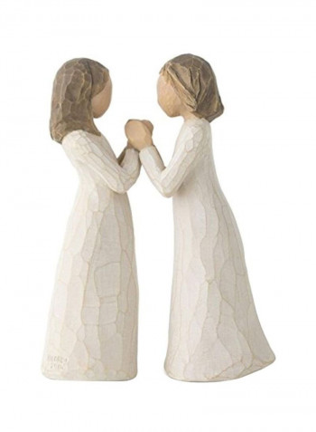Sisters By Heart Figure White/Brown 4.5inch