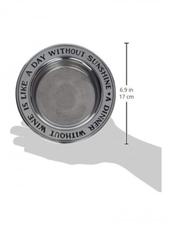 Armetale Coaster Silver 6.5x1.5inch