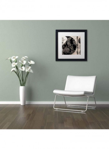 Victorian Table I Framed Wall Art Multicolour 11 x 11inch