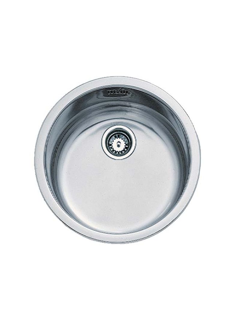 ERC One Bowl Round Sink Stainless Steel 450x450x180mm