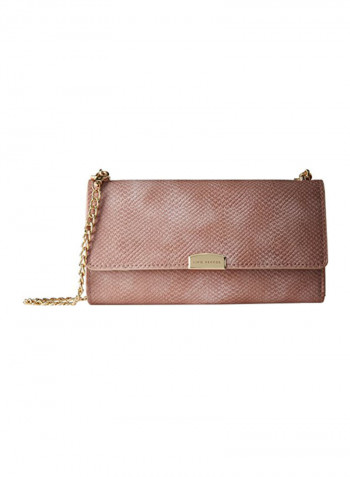 Polyester Blend Clutch LWSL00326PINK Pink