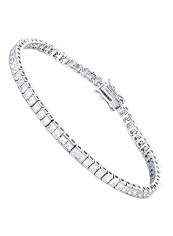 18K Gold Plated 925 Sterling Silver Cubic Zirconia Studded Bracelet