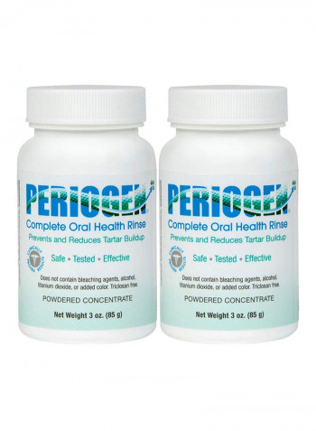 Pack Of 2 Complete Oral Health Rinse Powdered Concentrate 1.8 x 3.3 x 3.3inch