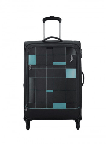 Headline Softside Medium Check in Luggage Trolley Grey