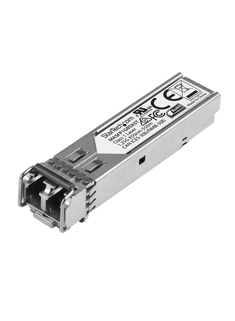 1000Base-SX Fiber Optical SFP Transceiver Silver