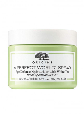 A Perfect World Age-Defense Moisturizer SPF40 1.7ounce