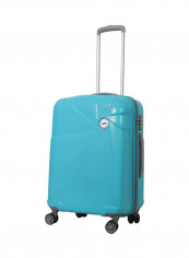 Capture Hardside Medium Check in Luggage Trolley فيروزي تقييمات Capture Hardside Medium Check in Luggage Trolley فيروزي