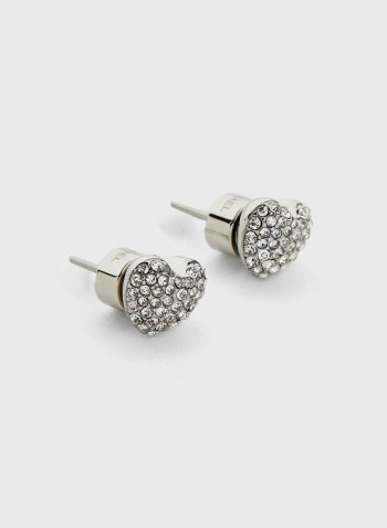 Heart Stud Earrings