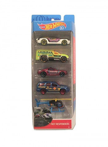 5-Piece Fast Responders Die-Cast Car Set