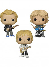 Rocks Pop The Police Collectors Set Sting, Andy Summers & Stewart Copeland 7x10inch