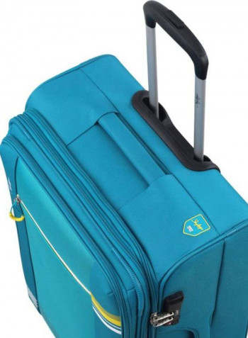 Vybe Rolling Luggage Strolly Cyan Green