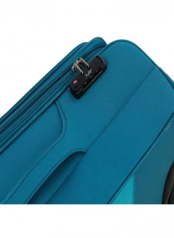 Vybe Rolling Luggage Strolly Cyan Green
