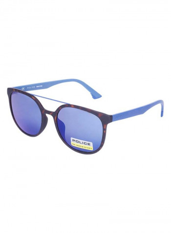 Men's Oval Polarized Sunglasses - Lens Size: 55 mm