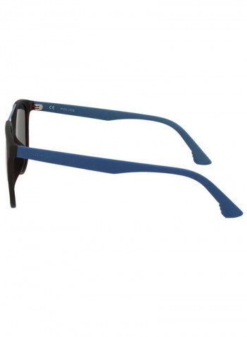 Men's Oval Polarized Sunglasses - Lens Size: 55 mm
