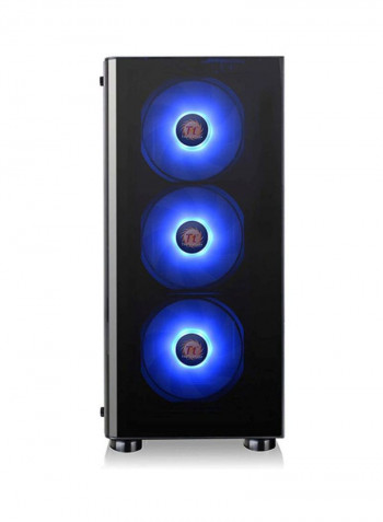 V200 RGB Edition Tempered Glass Mid-Tower Case Black