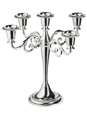 5 Light Gadroon Baroque Silver 26cm
