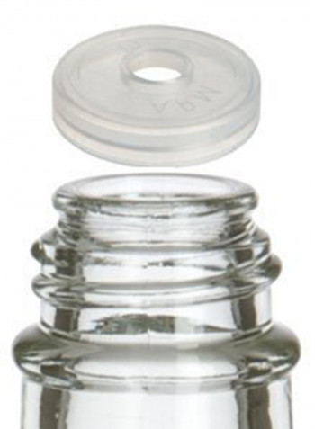 24-Piece Hot Sauce Bottle Clear/Black 200g