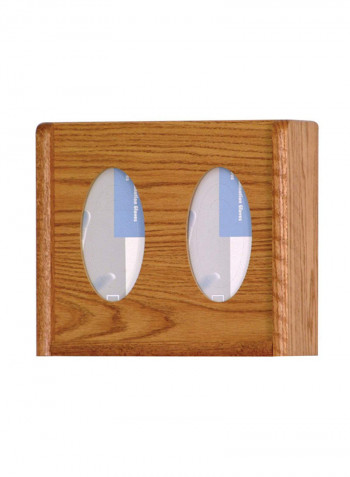 Pocket Tissue Box Holder Light Oak