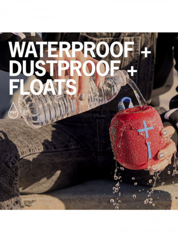 Wonderbooms 2 Wireless Speaker, Deep Bass, 360 ° Surround Sound, Waterproof, Long Battery Life Crushed Ice Grey