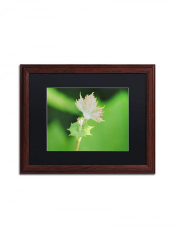Beginning Wooden Frame Wall Art Green 16 x 20inch