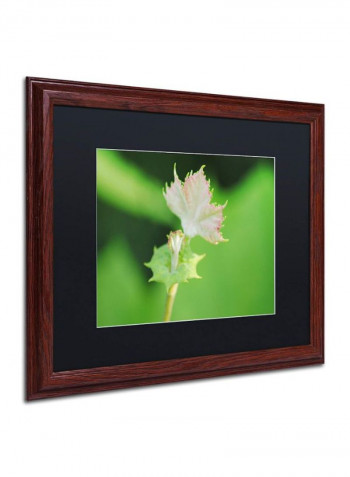 Beginning Wooden Frame Wall Art Green 16 x 20inch
