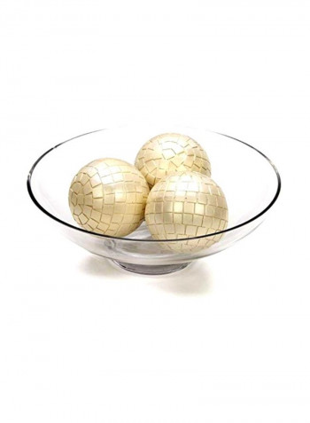 Glass Bowl Clear 11.8x11.8x4.1inch