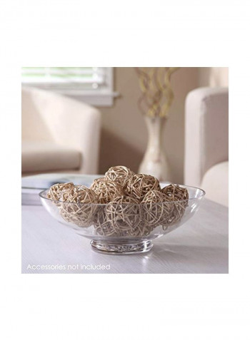 Glass Bowl Clear 11.8x11.8x4.1inch