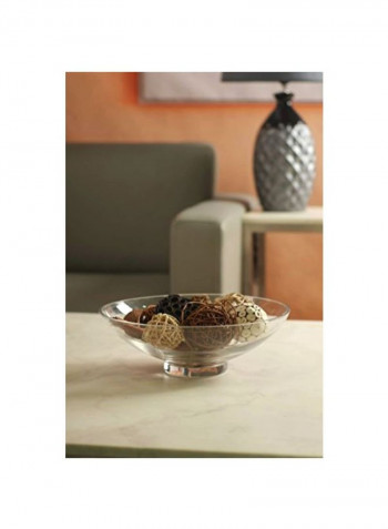 Glass Bowl Clear 11.8x11.8x4.1inch