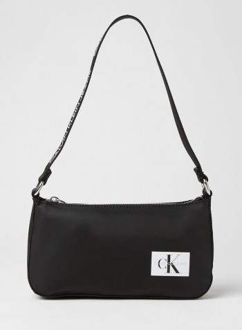 Kids Logo Strap Shoulder Bag Black