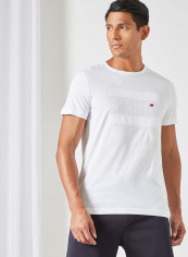 Tonal Logo Organic Cotton T-Shirt White