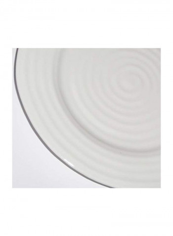 4-Piece Sophie Conran Salad Plate Set White 8inch