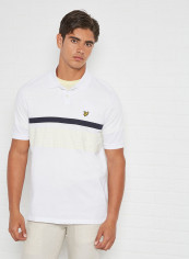 Embroidered Logo Polo White