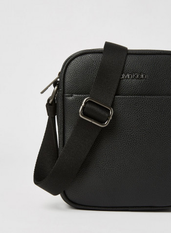 Recycled Messenger Bag Black
