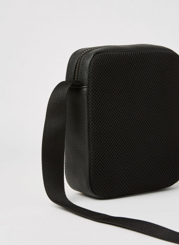 Recycled Messenger Bag Black