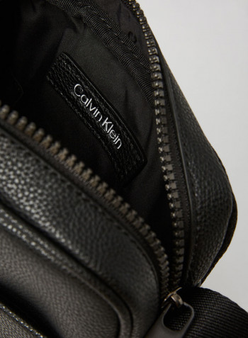 Recycled Messenger Bag Black